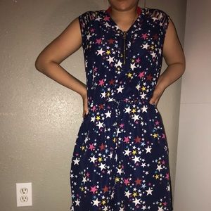 Star patterned dress